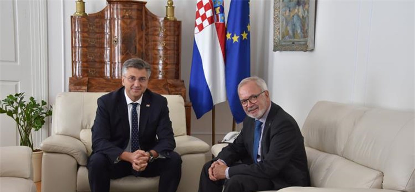 Predsjednik Vlade Plenković primio predsjednika Europske investicijske banke  